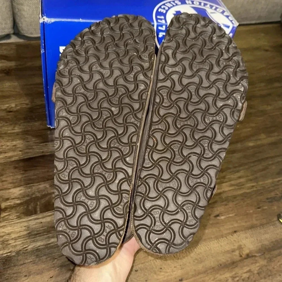 Birkenstock Milano Sandal Brown Double Strap/Back Strap Leather Shoe M12 (45) main image 6
